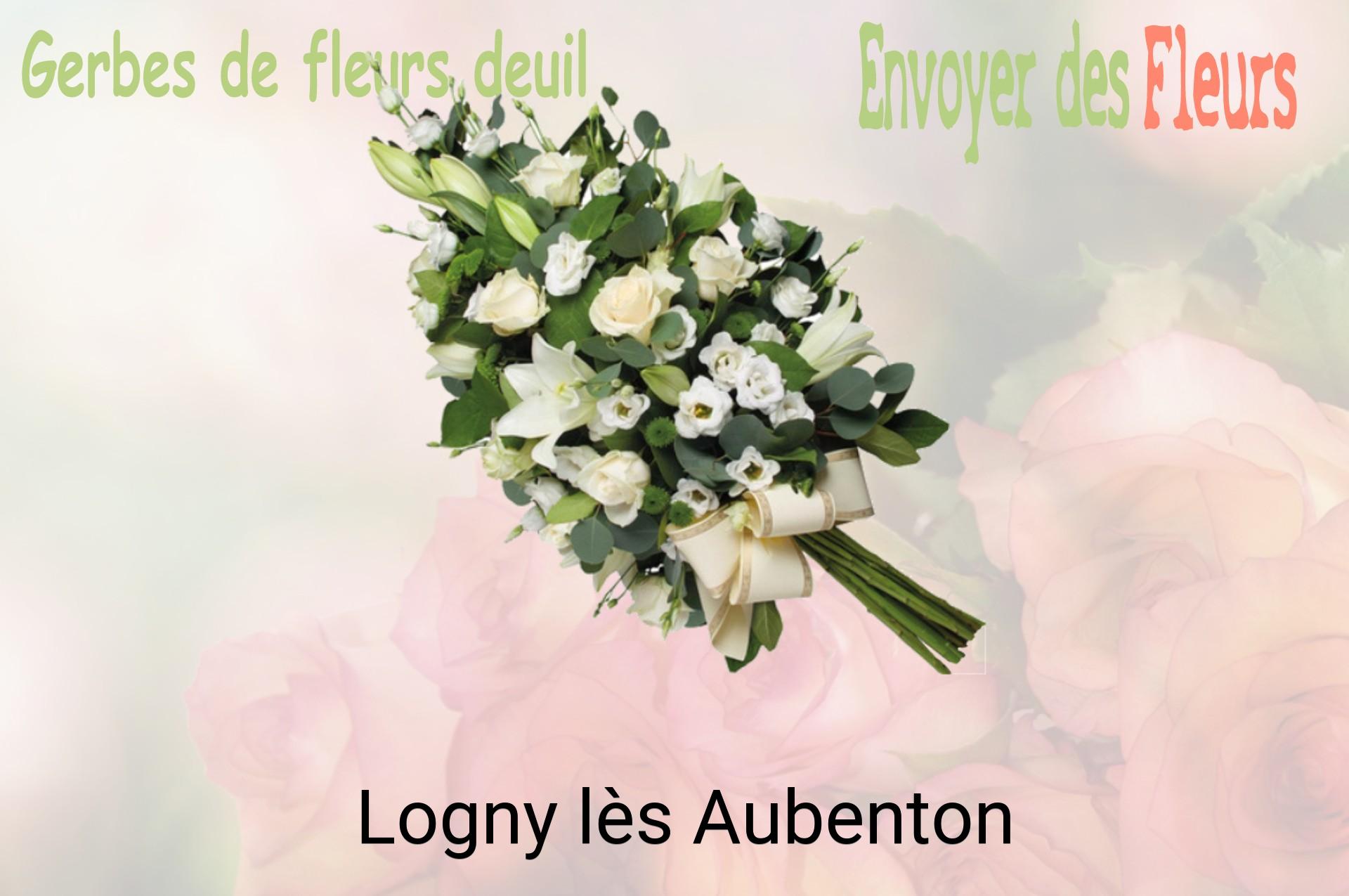 Gerbe de fleurs de deuil livrée à Logny-lès-Aubenton